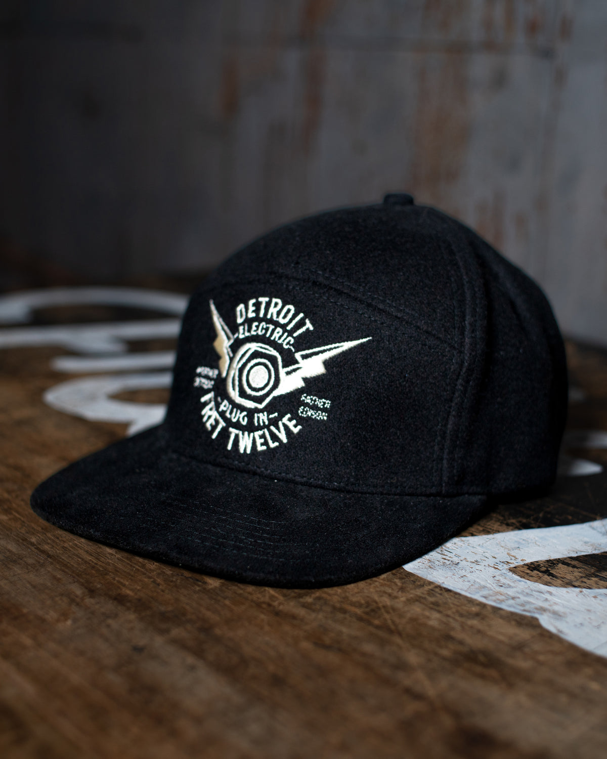 Electric Detroit Wool 6-Panel Hat | FRET12 | FRET12