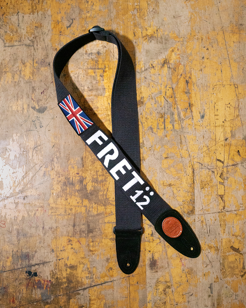 FRET12 BRITISH FLAG GUITAR STRAP