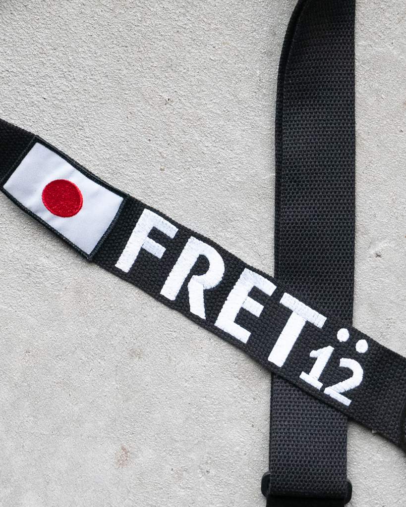 FRET12 JAPAN FLAG GUITAR STRAP