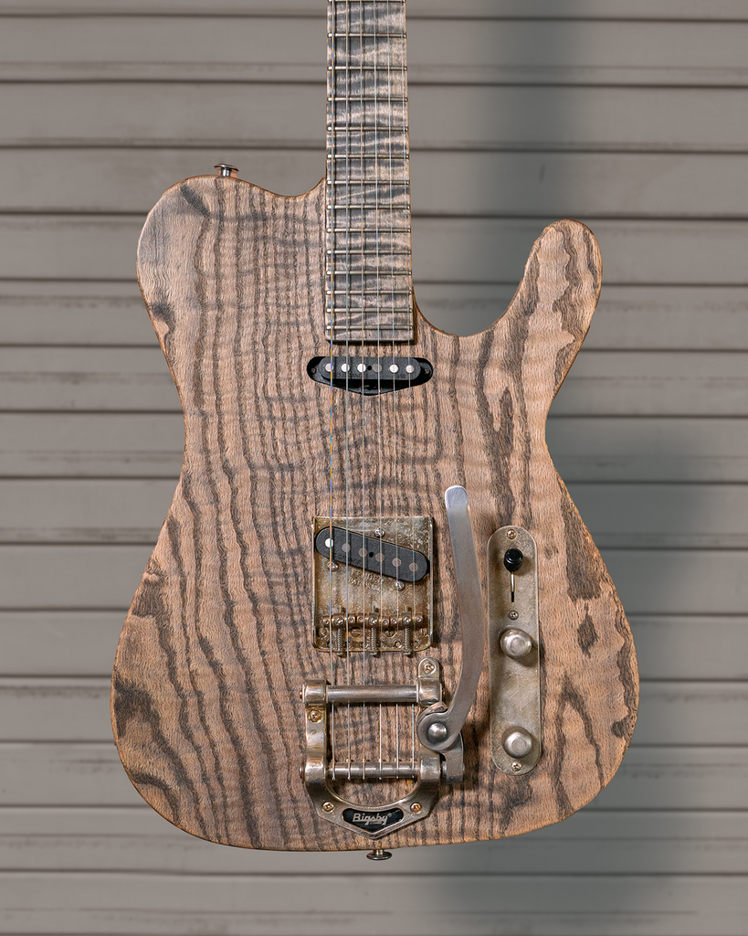 Crown Handcrafted Telecaster - Natural Wood