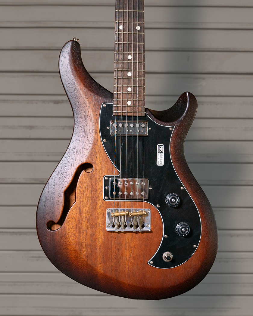 PRS S2 Vela Semi-Hollow - McCarty Tobacco Sunburst Satin Nitro