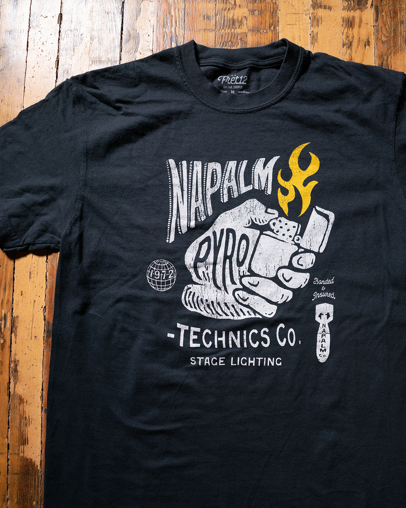 NAPALM STAGE LIGHTING TEE - BLACK