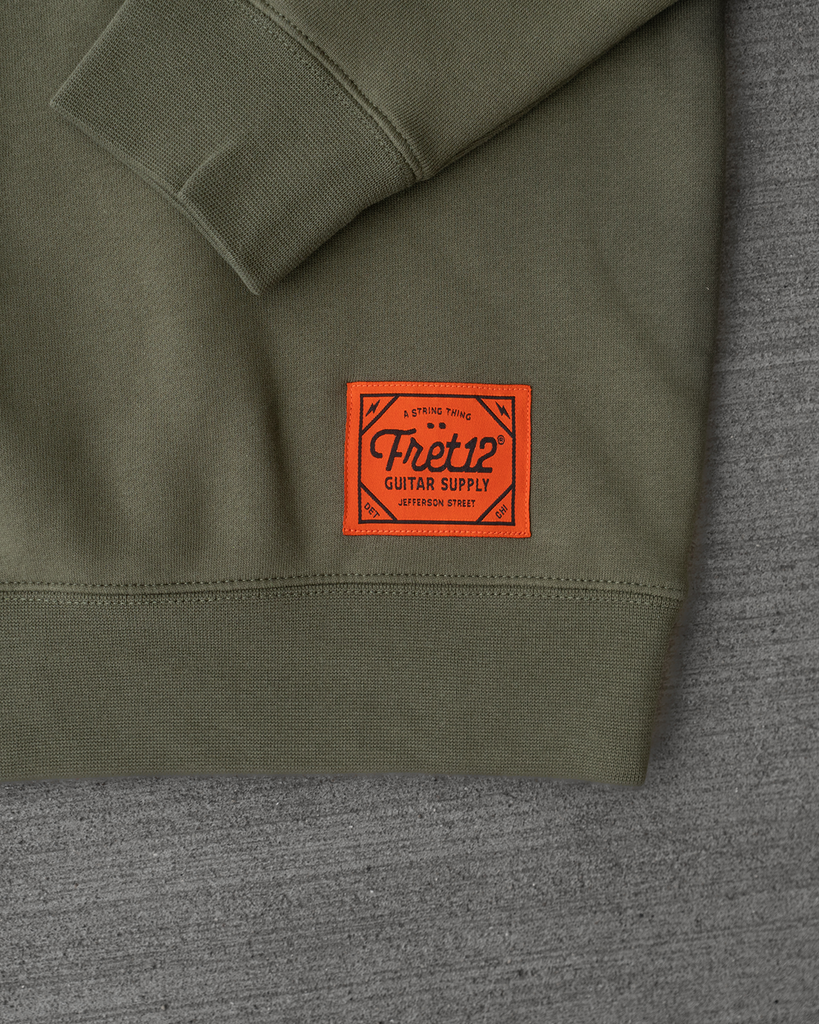 STRING THING CREW NECK - ARMY