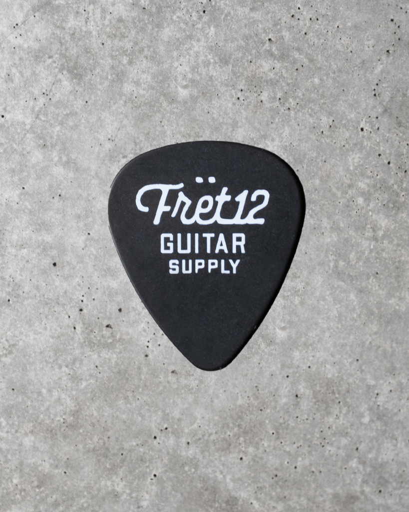 FRET12 GUITAR PICK PACK - GUITAR SUPPLY - PITCH BLACK