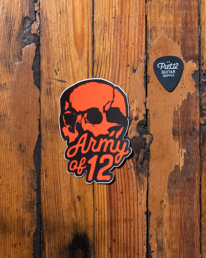 ARMY OF 12 – STICKER – ORANGE