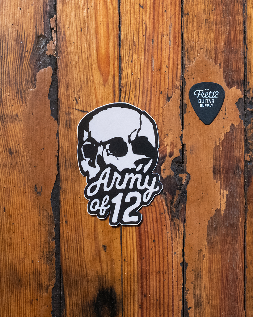 ARMY OF 12 – STICKER – BONE