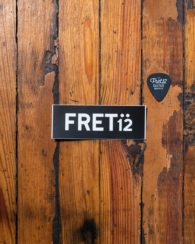 FRET12 OG Logo - Black – STICKER