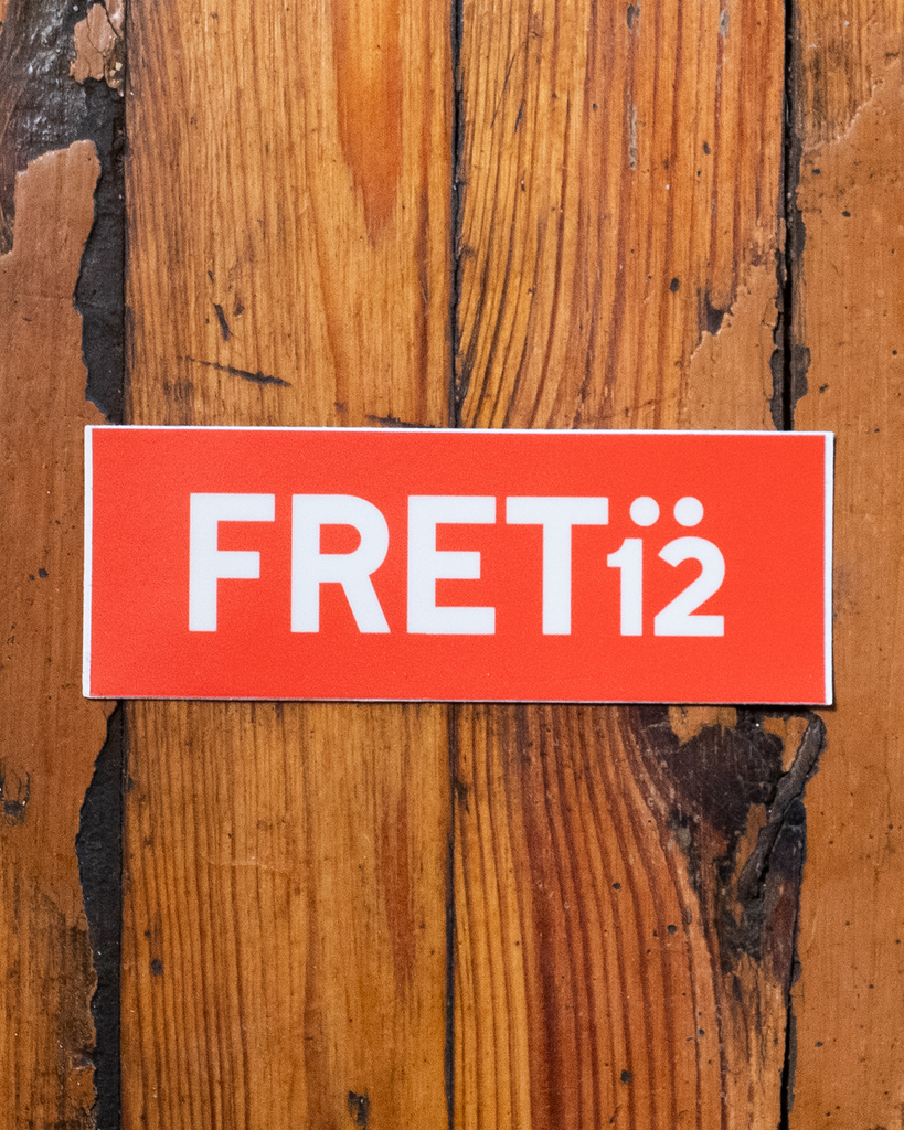 FRET12 OG Logo - Red – STICKER