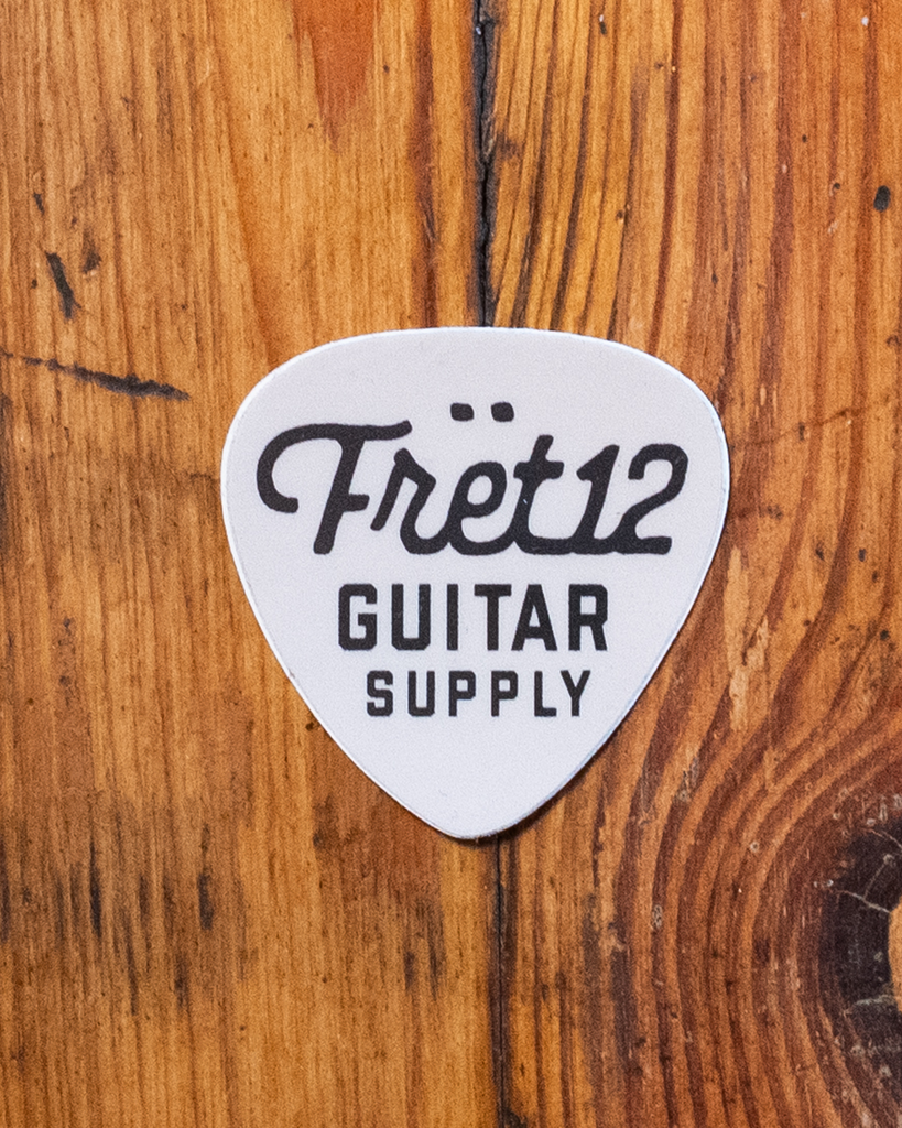 GUITAR PICK - BONE – STICKER