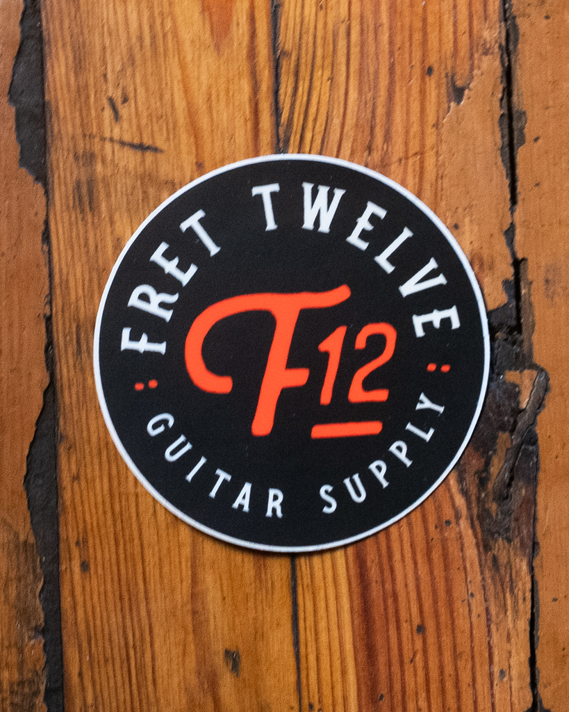 FRET TWELVE GUITAR SUPPLY – STICKER