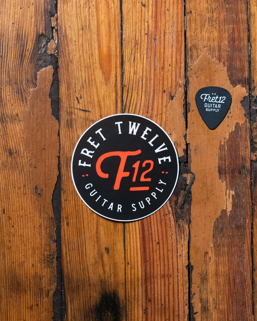 FRET TWELVE GUITAR SUPPLY – STICKER