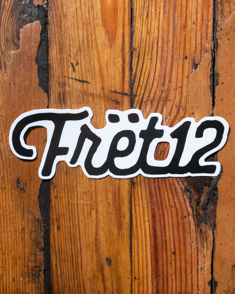 FRET12 SCRIPT LOGO – STICKER