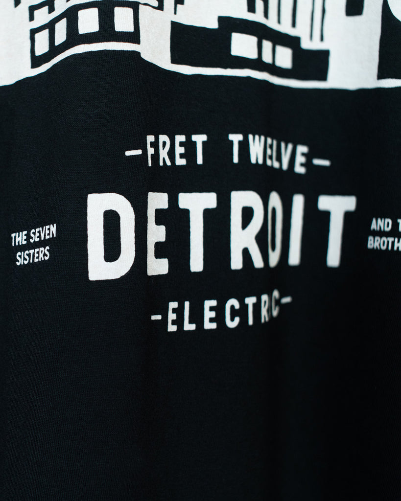 DETROIT POWER PLANT TEE - BLACK