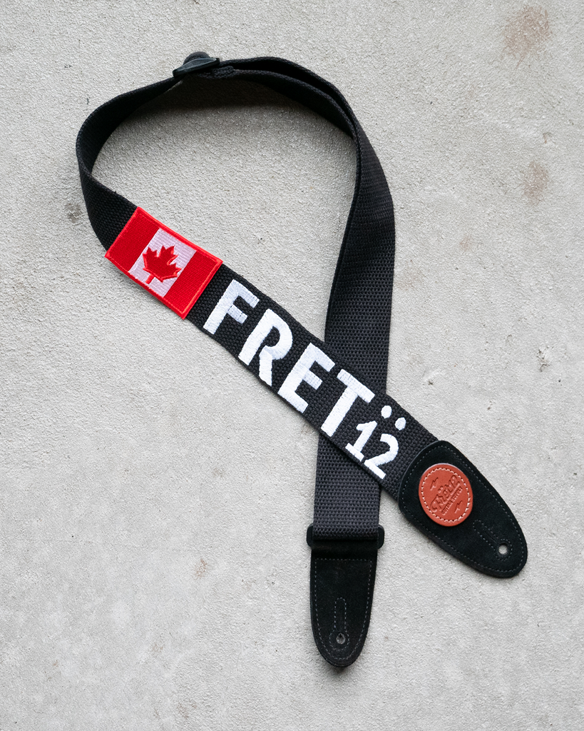 FRET12 CANADA FLAG GUITAR STRAP