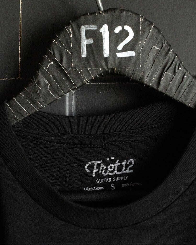 FRET12 SCRIPT LOGO TEE - BLACK