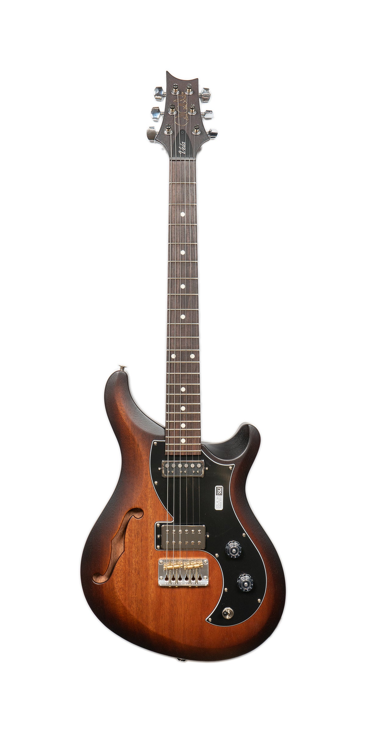 PRS S2 Vela Semi-Hollow - McCarty Tobacco Sunburst Satin Nitro 